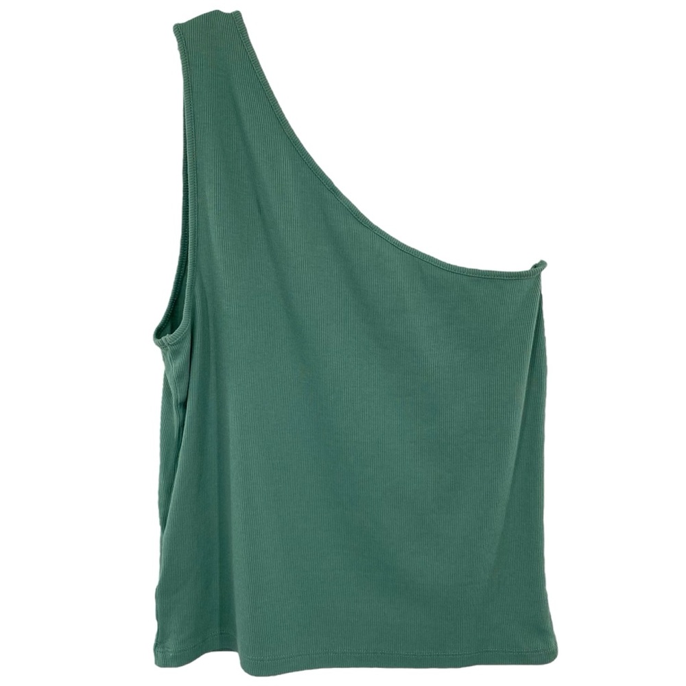 Madewell Supima Rib One Shoulder Tank Top - Picture 6 of 7